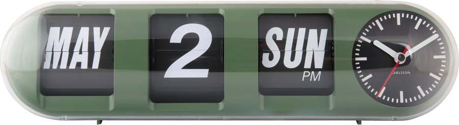 Nástěnné hodiny Tube Flip – Karlsson Karlsson