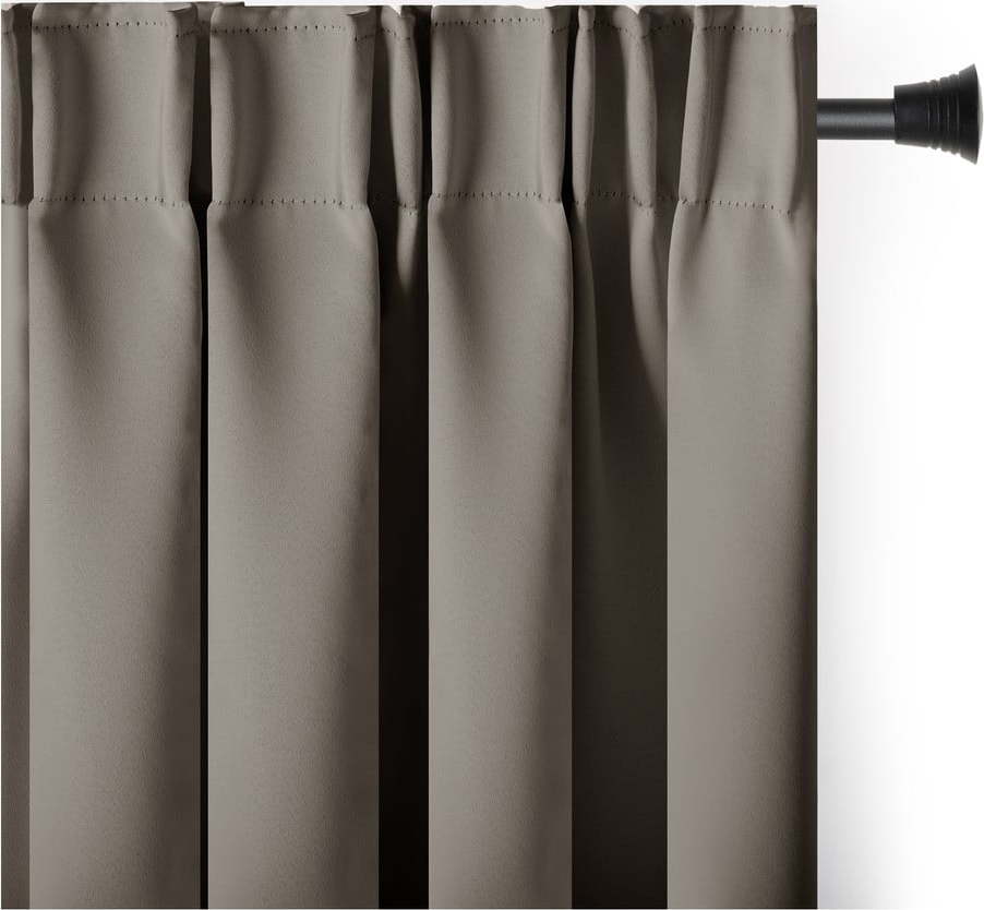 Zatemňovací termo závěs taupe 140x245 cm Pleat – Restilo Restilo