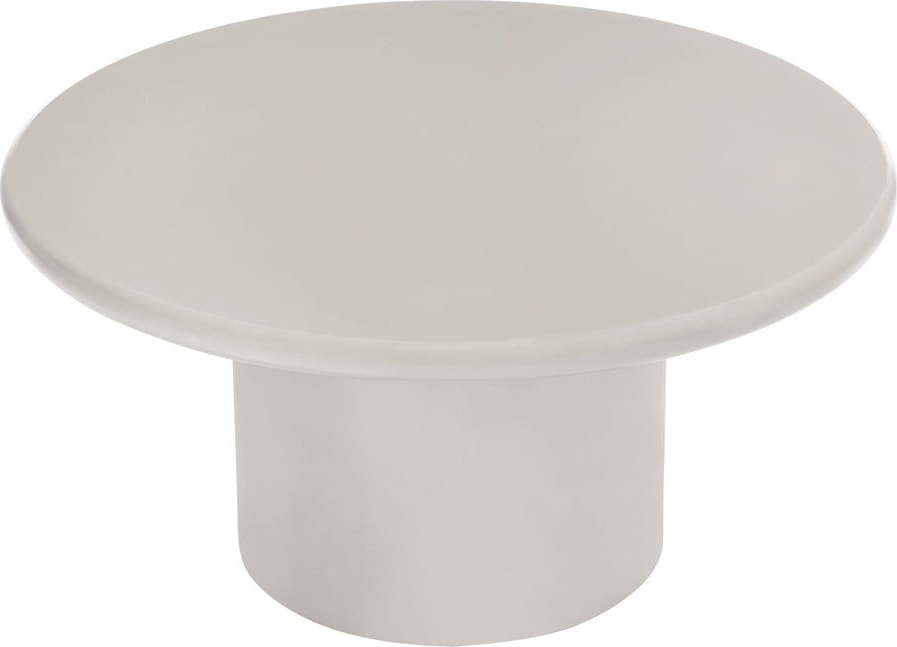 Krémový kulatý konferenční stolek ø 80 cm Nagano – House Nordic House Nordic