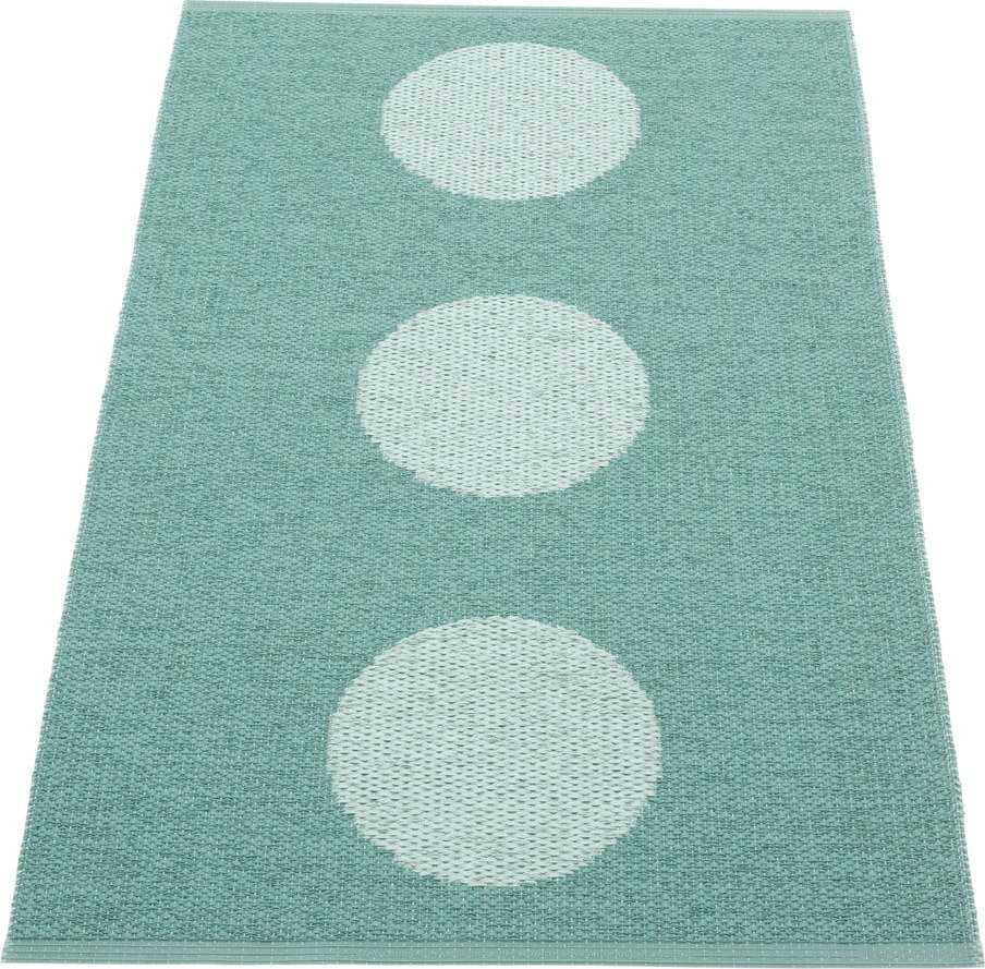 Tyrkysový vnitřní a venkovní koberec 70x120 cm Vera Pop Jade – Pappelina Pappelina