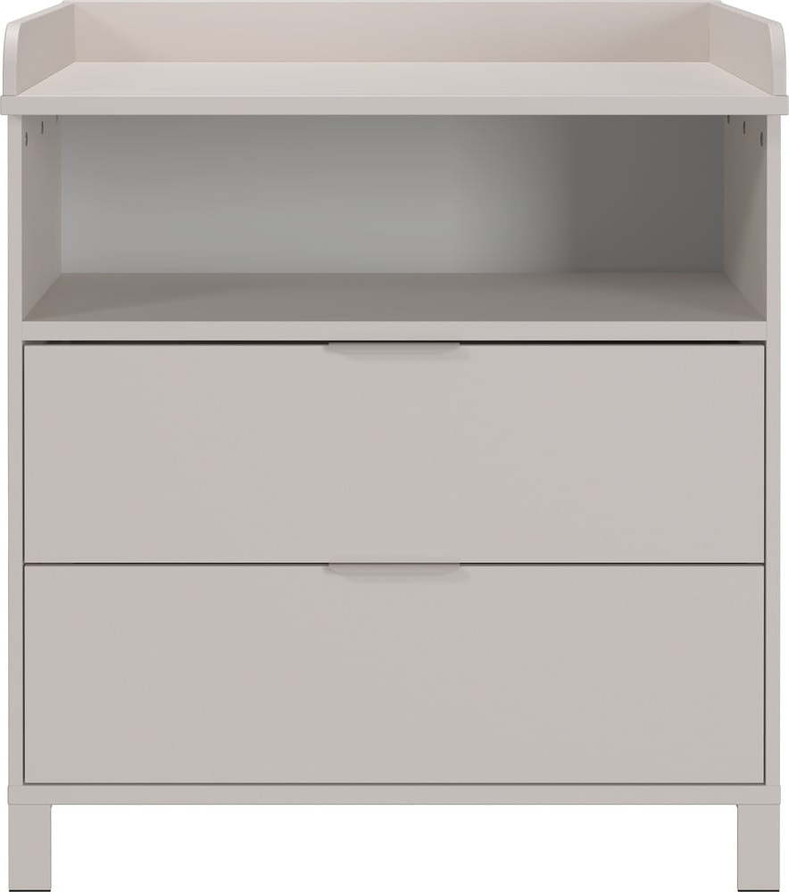 Krémová dětská komoda s přebalovacím pultem 89x102x77 cm Alkmaar – Germania Germania