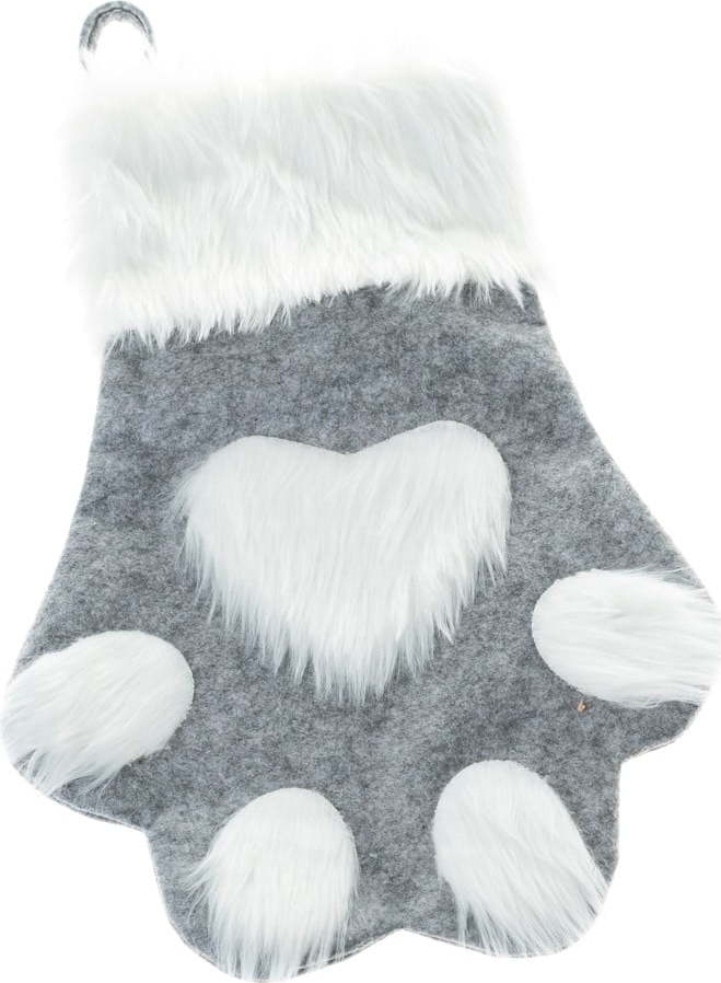 Látková vánoční punčocha 40 cm Paw – Dakls Dakls