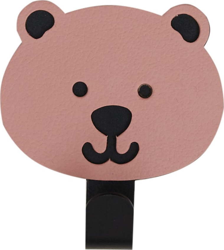 Růžový ocelový háček bez vrtání Bear Nupo – LIND DNA Lind DNA