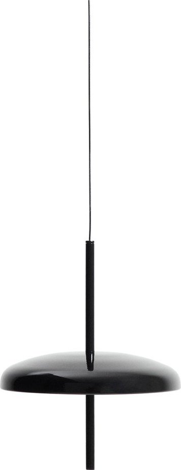 Černé LED stmívatelné závěsné svítidlo s kovovým stínidlem Porte – Kave Home Kave Home