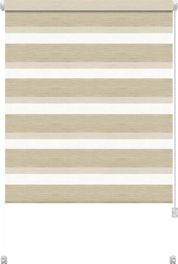 Krémová roleta den a noc 57x150 cm Zebra Natur – Gardinia Gardinia