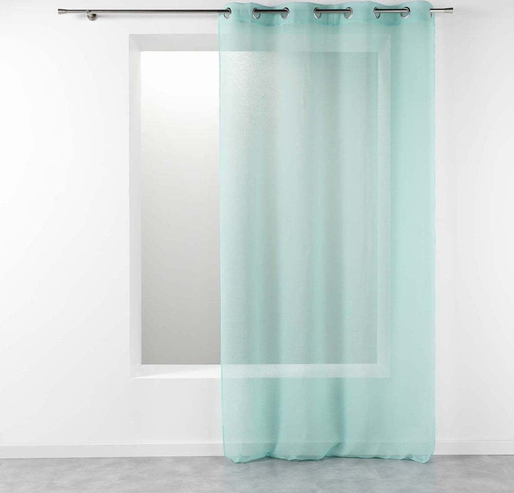 Záclona v mentolové barvě 140x280 cm Telma – douceur d'intérieur Douceur d intérieur
