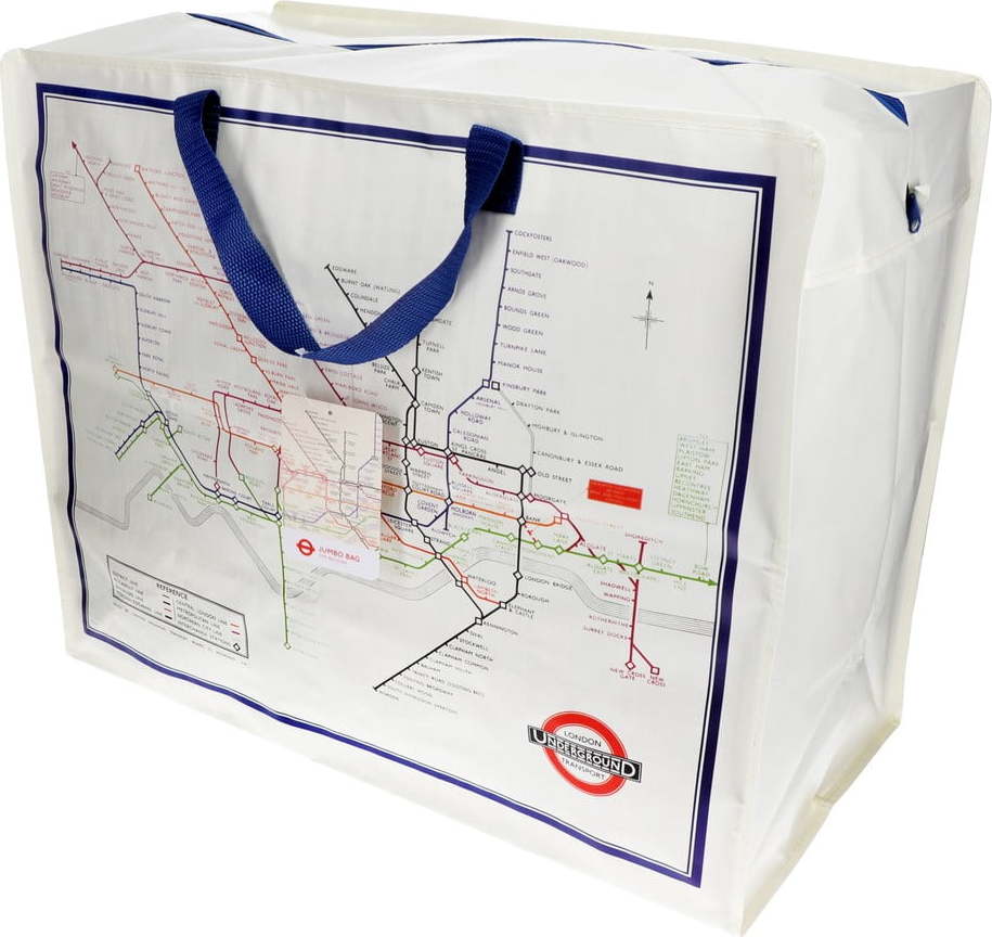 Úložný box na oblečení z recyklovaného plastu 58x28x48 cm Heritage Tube Map – Rex London Rex London