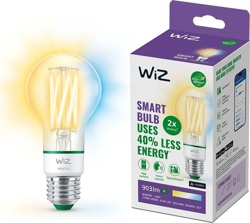 Filamentová smart žárovka E27