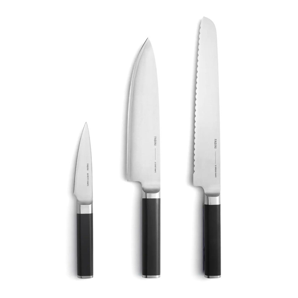 Sada nožů 3 ks z nerezové oceli Trino – FABINI Fabini