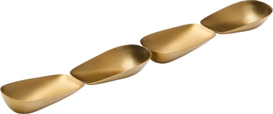 Nerezová servírovací miska ve zlaté barvě Aruc – Kave Home Kave Home