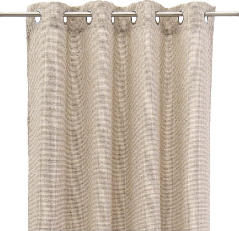 Hnědý závěs 140x260 cm Cuadrille – Casa Selección Casa Selección