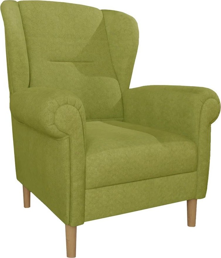 Zelené křeslo ušák Swan – Ropez Ropez