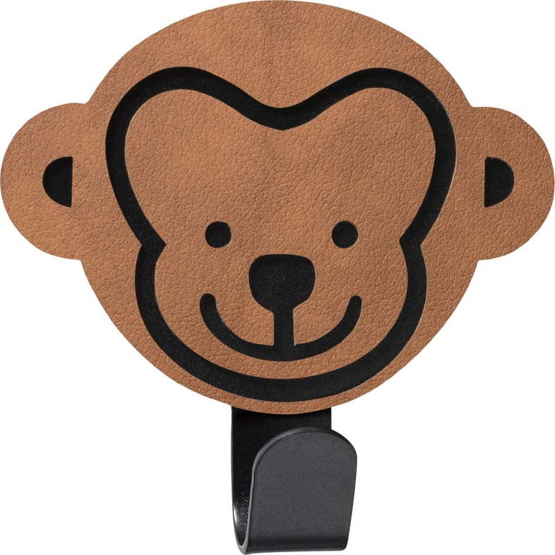 Hnědý ocelový háček bez vrtání Monkey Nupo – LIND DNA Lind DNA