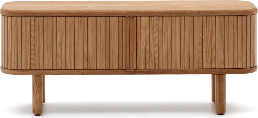 TV stolek v dekoru jasanu v přírodní barvě 120x50x40 cm Mailen – Kave Home Kave Home