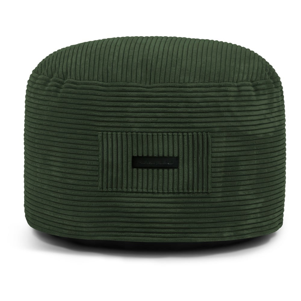 Zelený manšestrový taburet Om 60 – SLOWDOWN SLOWDOWN