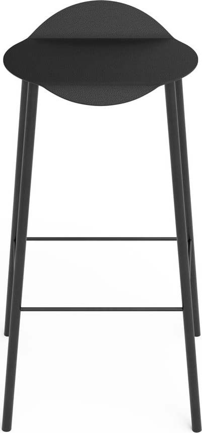 Černá kožená barová židle Flamingo Bull – LIND DNA Lind DNA