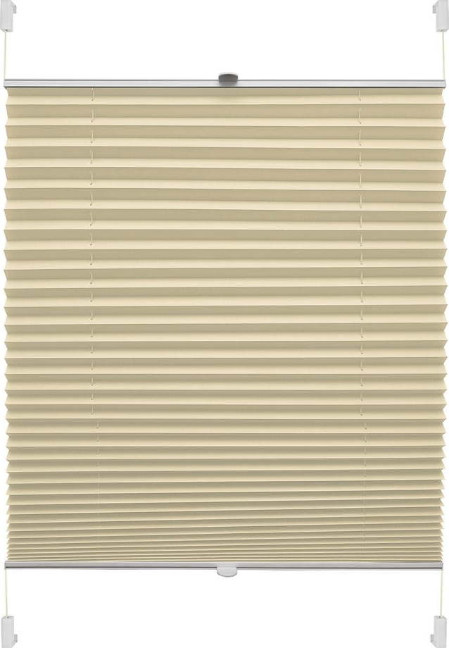 Béžová roleta 80x150 cm Plisé Verona – Gardinia Gardinia