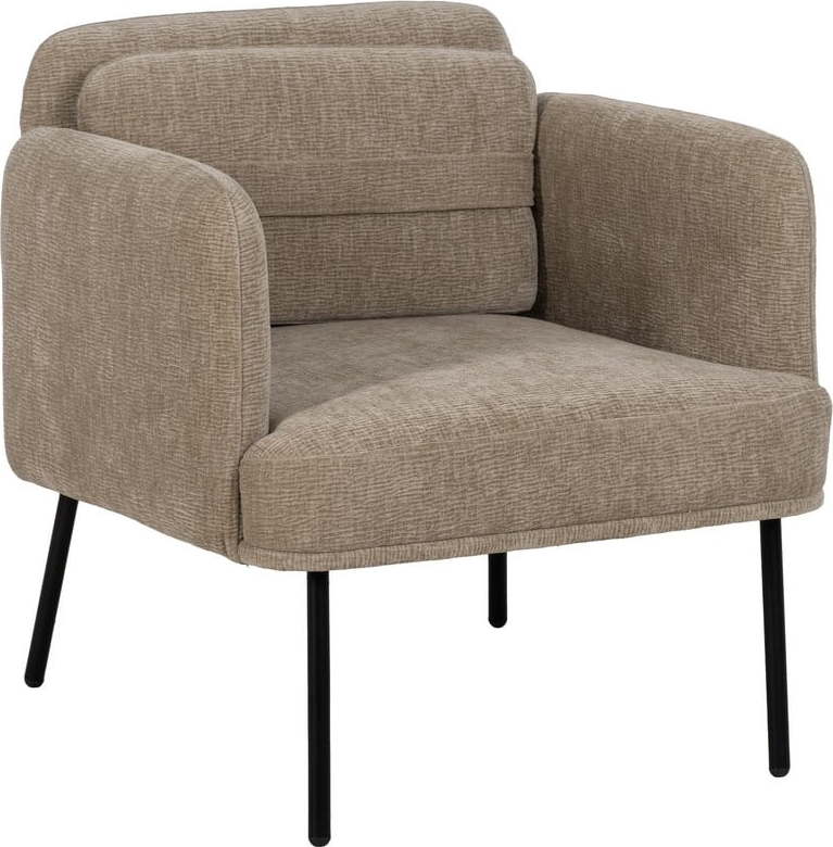 Béžové žinylkové křeslo Bind – Ixia Ixia