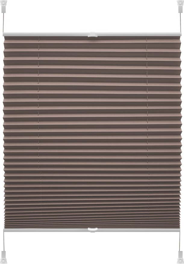 Hnědá roleta 97x150 cm Plisé Verona – Gardinia Gardinia