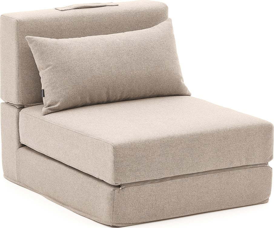 Rozkládací křeslo šedobéžové Arty – Kave Home Kave Home