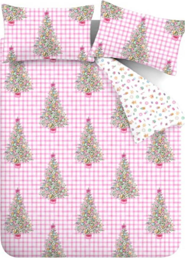 Růžové povlečení na dvoulůžko 200x200 cm Sweets and Treats – Catherine Lansfield Catherine Lansfield