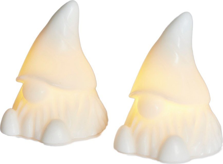 Bílé světelné dekorace v sadě 2 ks na baterky Coco – Sirius Sirius