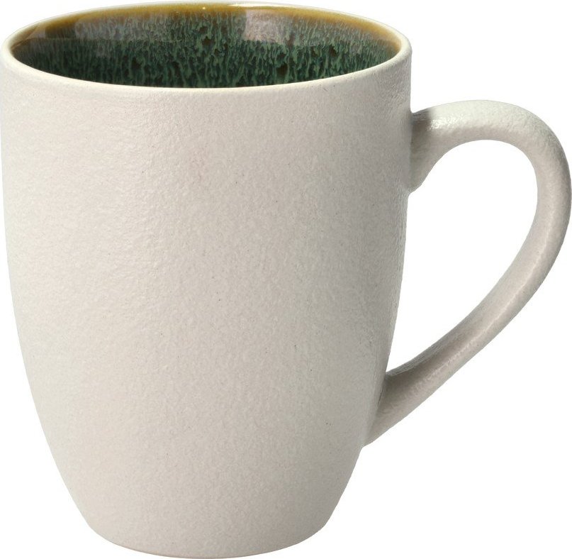 Bílý/zelený keramický hrnek 300 ml Gastro White/Green – Bitz Bitz