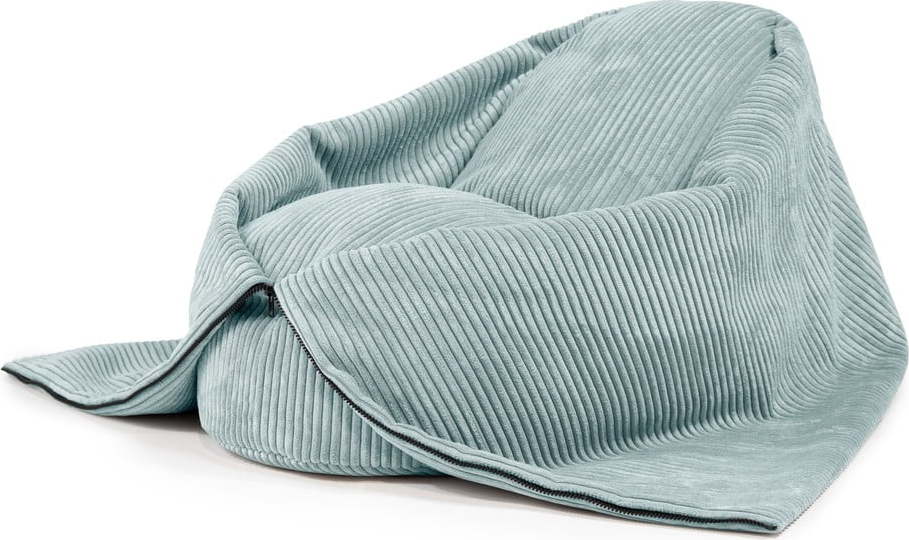 Manšestrový dětský sedací vak v mentolové barvě Cocoon 100 – SLOWDOWN SLOWDOWN