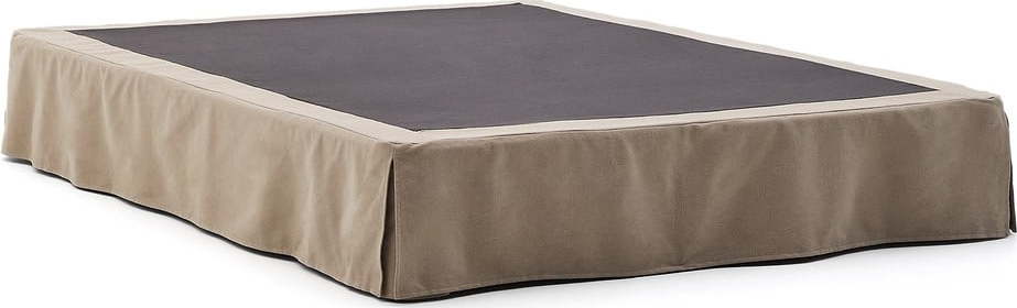 Taupe čalouněná dvoulůžková postel 160x200 cm Jaira – Kave Home Kave Home