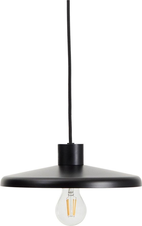 Černé závěsné svítidlo s kovovým stínidlem Nuvira – Kave Home Kave Home