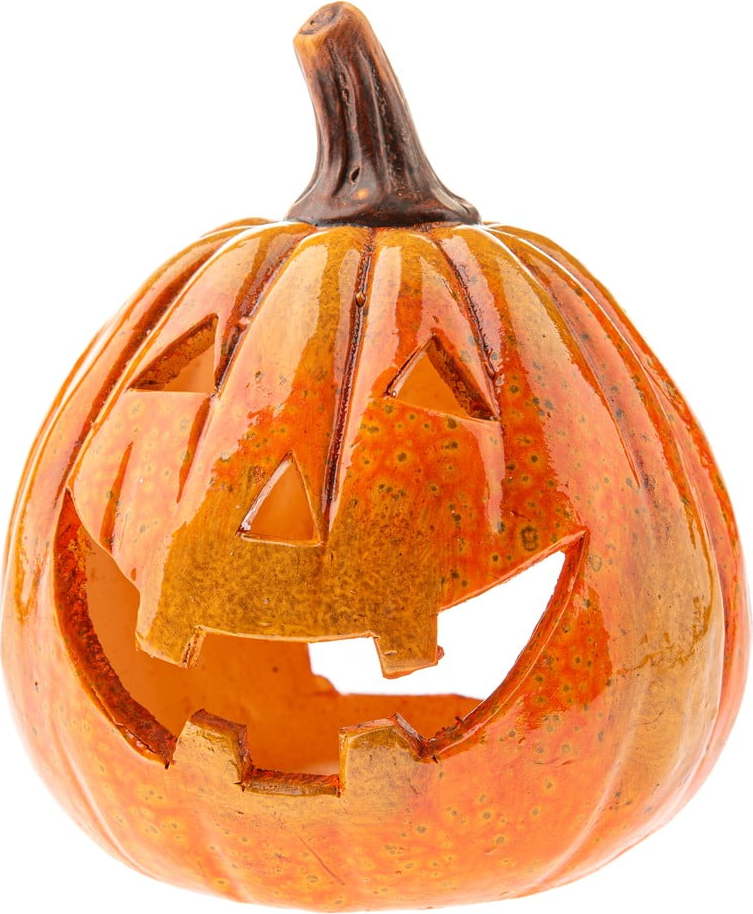 Keramický svícen s haloweenským motivem Pumpkin – Dakls Dakls