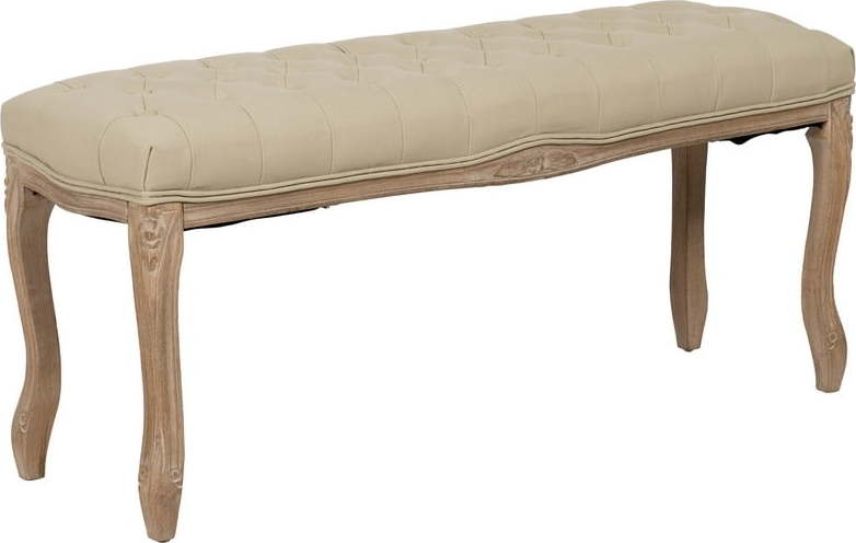 Béžová/v přírodní barvě lavice Royal – Ixia Ixia