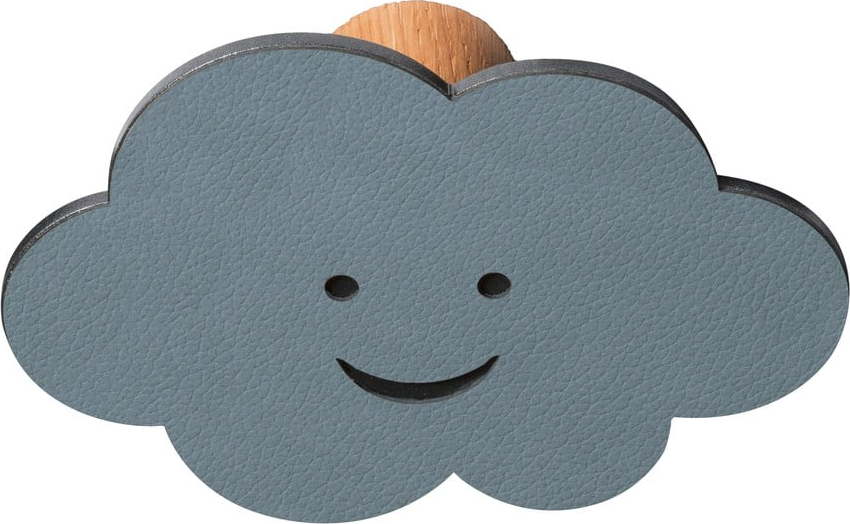 Modrý nástěnný ocelový háček Cloud Dot Nupo – LIND DNA Lind DNA