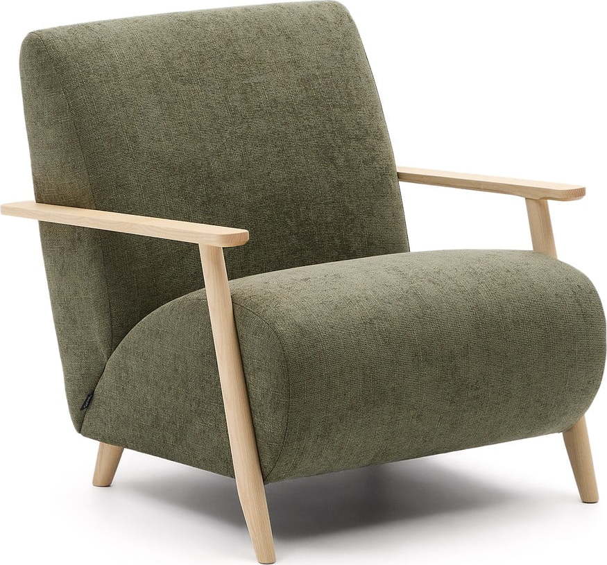 Zelené žinylkové křeslo Meghan – Kave Home Kave Home