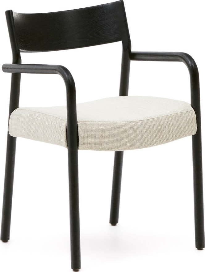 Černá/béžová jídelní židle Falconera – Kave Home Kave Home