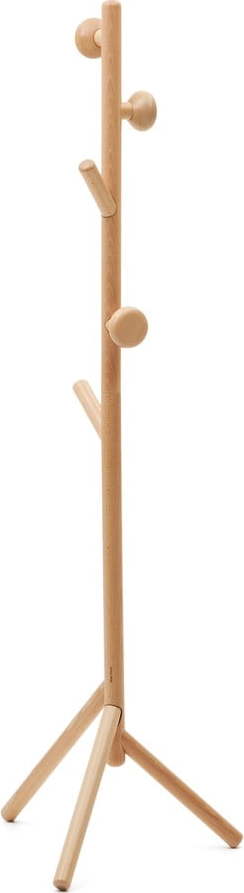 Věšák z bukového dřeva v přírodní barvě 46x170 cm Nadue – Kave Home Kave Home