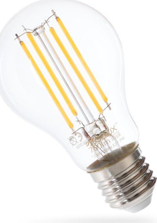 Teplá bílá LED/filamentová žárovka E27