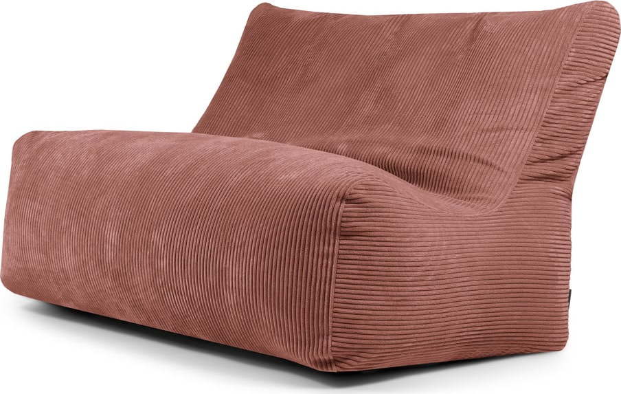Manšestrový sedací vak v cihlové barvě Sofa Seat Lounge – SLOWDOWN SLOWDOWN