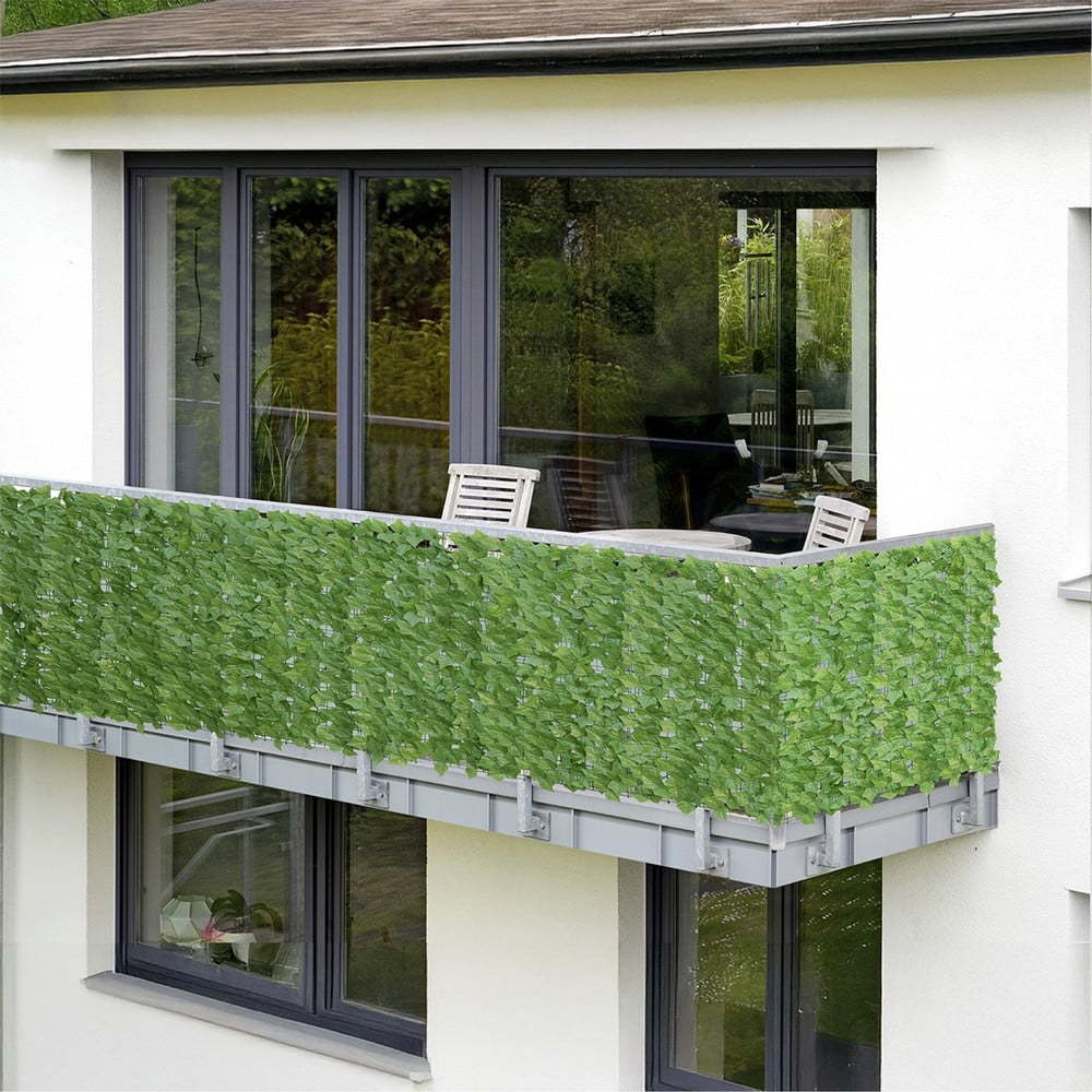 Zelená plastová balkonová zástěna 100x100 cm Ivy – Maximex Maximex