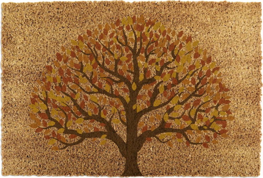 Rohožka z kokosového vlákna 40x60 cm Autumnal Tree of Life – Artsy Doormats Artsy Doormats