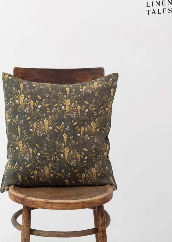 Lněný povlak na polštář 45x45 cm Woodland – Linen Tales Linen Tales