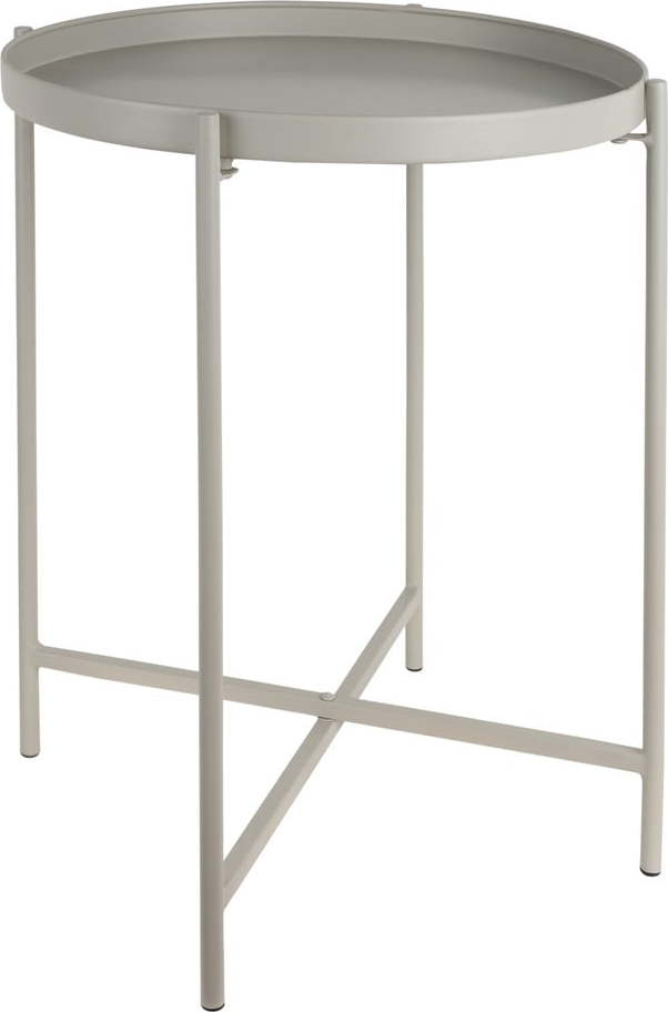 Kovový kulatý odkládací stolek ø 40 cm Meseta – Leitmotiv Leitmotiv