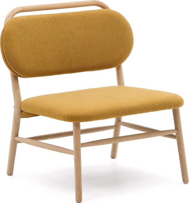 Žinylkové křeslo v hořčicové barvě Helda – Kave Home Kave Home