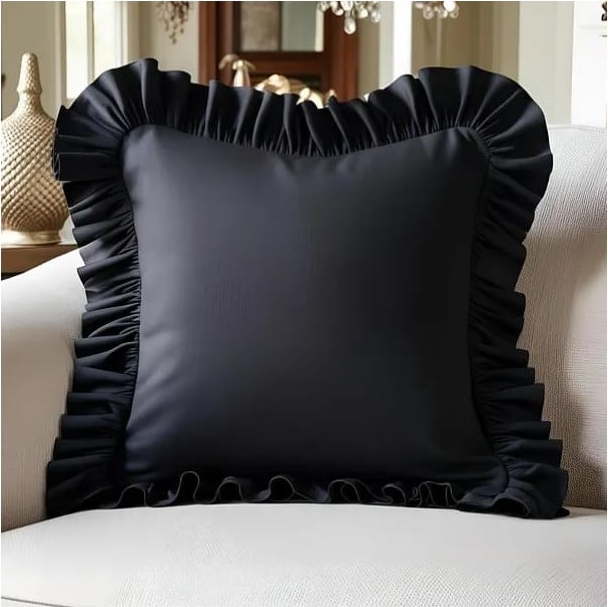 Povlak na polštář s příměsí bavlny 40x40 cm Ruffled – Mila Home Mila Home