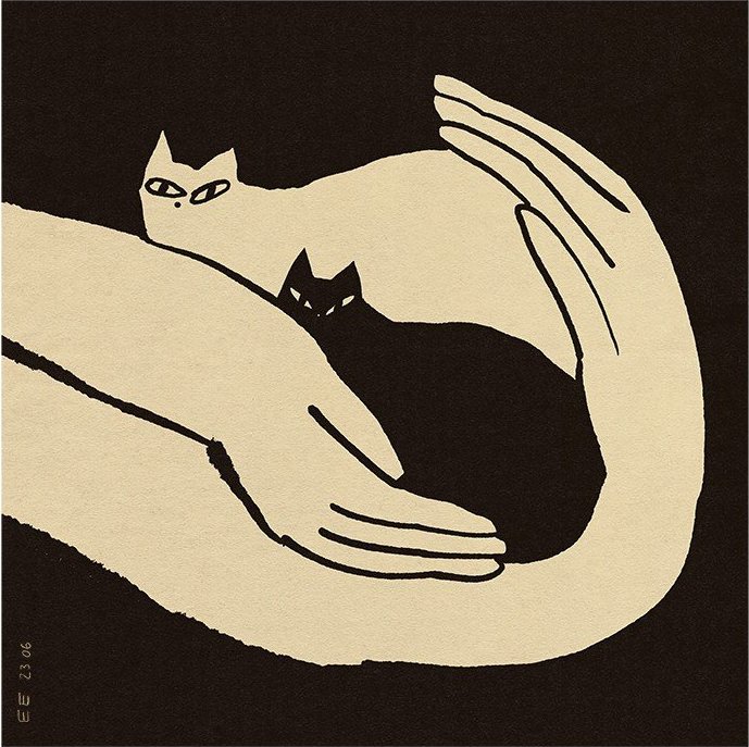 Plakát 30x40 cm Kittens – Enikő Katalin Eged – The Poster Club The Poster Club