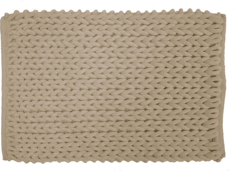 Světle hnědá koupelnová předložka 50x80 cm Ariel – douceur d'intérieur Douceur d intérieur