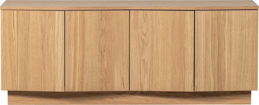 TV stolek z dubového dřeva v přírodní barvě 133x52x45 cm Zuma – WOOOD WOOOD