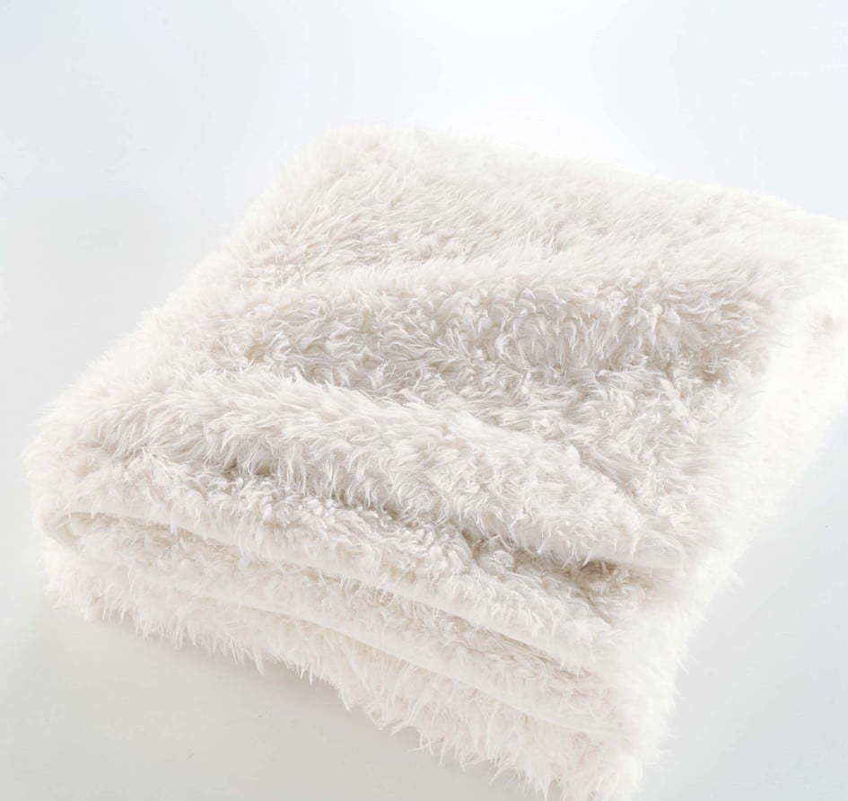 Krémová deka z umělé kožešiny 220x240 cm Mouton – douceur d'intérieur Douceur d intérieur