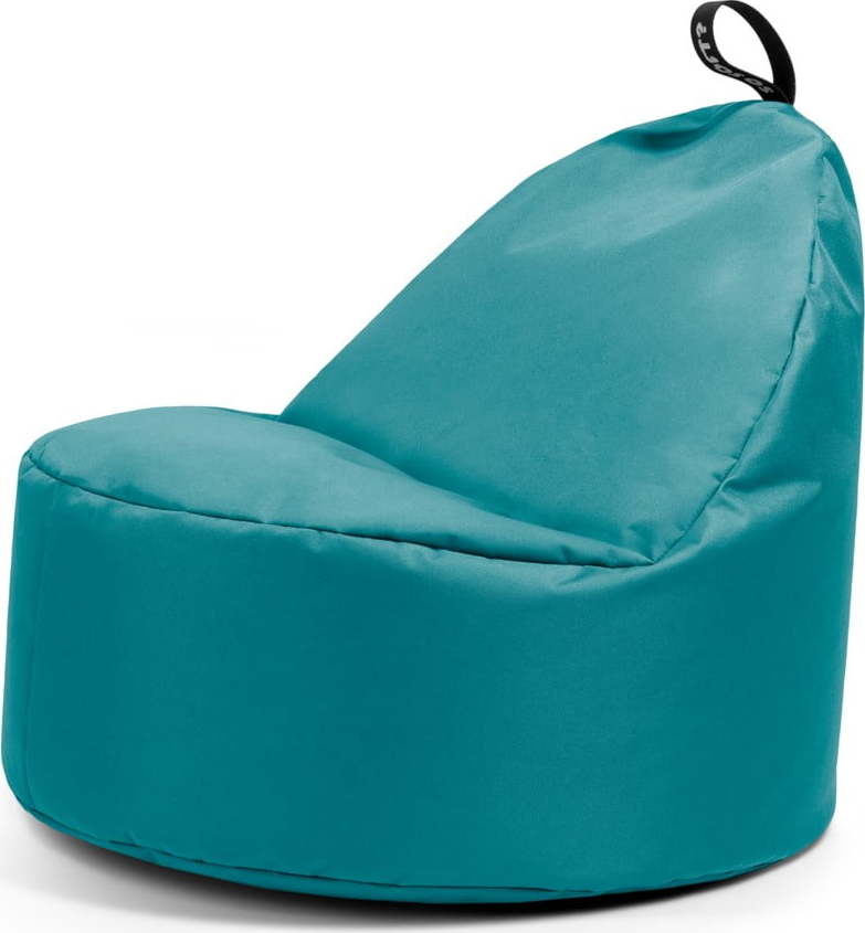 Tyrkysový sedací vak Round L – So Soft? So Soft?