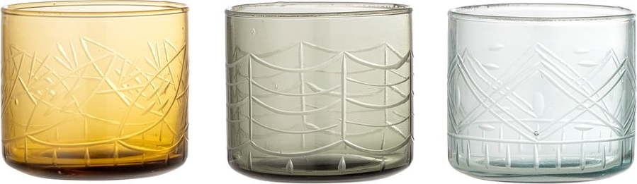 Sklenice v sadě 3 ks 300 ml Jozefina – Bloomingville Bloomingville